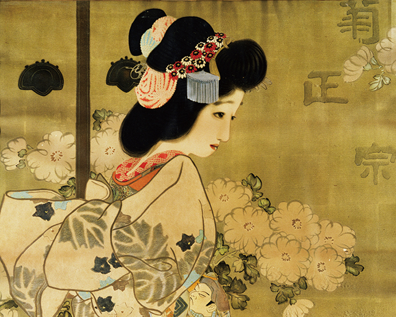 美人画ポスター（菊正宗） | 國酒デジタルミュージアム